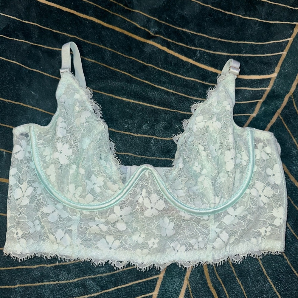 👼🏼💚MINT LONGLINE LACE BRA💚👼🏼